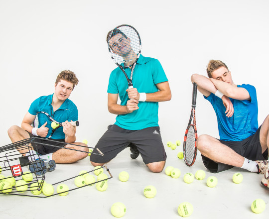 Tenis ziemny- Adam Kaczmarek, Maciej Szymankiewicz, Wojciech Adamek